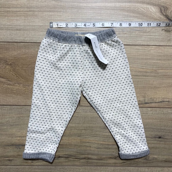 Peek Little Peanut Unisex Jordan Pant Size M 6-12 Months Cream Gray - Picture 2 of 9